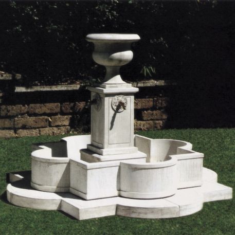 Fontana con Cannelle in pietra Ôö£┬® cm 180 H 127