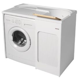 Lavapanni porta lavatrice da esterno bianco 106x60 Lavacril Colavene