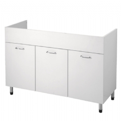 Sottolavello per lavello inox 3 ante 120x50x82,5 Cucina Facile Colavene