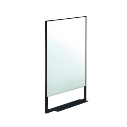 Specchio retoilluminato con mensola cm 50 H 80