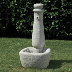 Fontana Cristina in pietra H 100