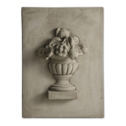 Pannello cesto frutta in pietra cm 65x45 H 2