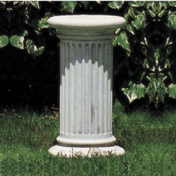 Pilastro Rodi cm 33 H cm 60 in pietra ricostituita