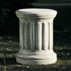 Pilastro Salonicco cm 48 H cm 60 in pietra ricostituita