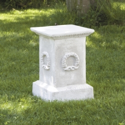 Pilastrino mini 21x21 H cm 32 in pietra ricostituita - Paolelli Garden