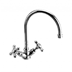 Monoforo per lavello con canna a Ponte girevole cod. 1060