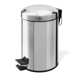 Contenitore per rifiuti inox con pedale 3 Lt