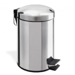 Contenitore per rifiuti inox con pedale 5 Lt