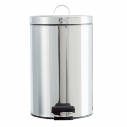 Contenitore per rifiuti inox con pedale 12 Lt
