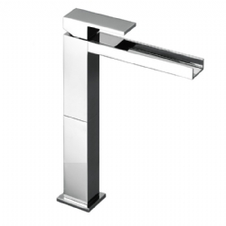 Miscelatore per lavabo con prolunga mm 130 e bocca lunga senza scarico Open Space