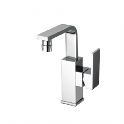 Miscelatore per bidet con canna alta girevole senza scarico New Space