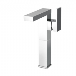Miscelatore per lavabo con leva laterale e prolunga mm 130 senza scarico New Space