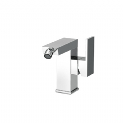 Miscelatore per bidet con leva laterale, senza scarico New Space
