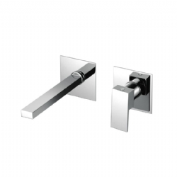 Miscelatore per lavabo ad incasso, interasse fisso senza scarico New Space