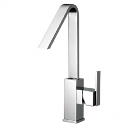 Miscelatore per lavabo con canna alta girevole e scarico Klip