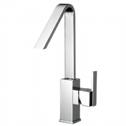 Miscelatore per lavabo con canna alta girevole senza scarico Klip