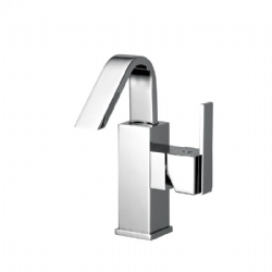 Miscelatore per bidet con canna alta girevole senza scarico Klip
