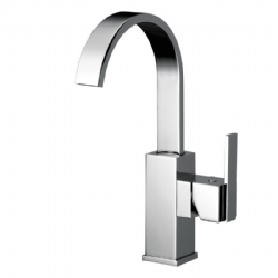 Miscelatore per lavabo con canna alta girevole senza scarico Klip
