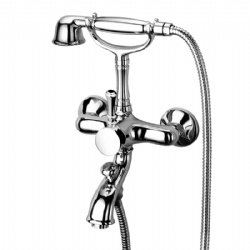 Miscelatore per vasca esterno con doccia, senza supporto duplex Betty