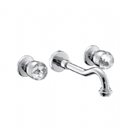 Batteria per lavabo tre fori ad incasso senza scarico My Bijoux
