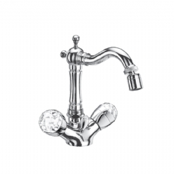 Monoforo per bidet retrÔö£Ôöé con canna alta girevole e scarico My Bijoux