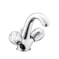 Monoforo per lavabo alto, con scarico My Bijoux