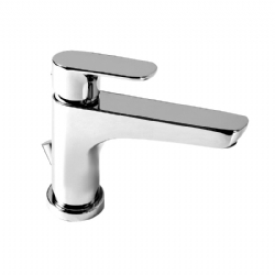 Miscelatore per lavabo con bocca lunga e scarico Jolie
