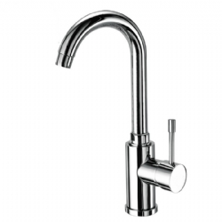 Miscelatore per lavabo con canna alta girevole e scarico Grillo