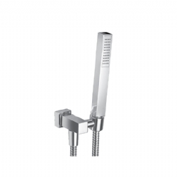 Kit doccia con presa ad acqua quadrata 