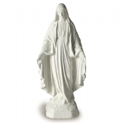 Madonna Immacolata in pietra ricostituita h 49