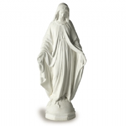 Madonna Immacolata in pietra ricostituita h 64