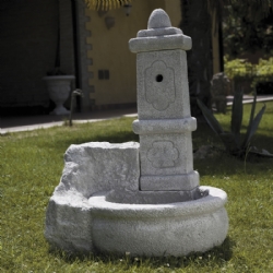 Fontana Romina in pietra H cm 90