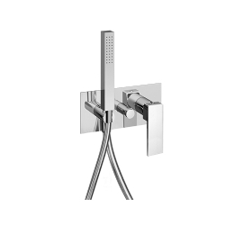 Miscelatore per doccia incasso con pulsante deviatore e kit doccia ABS Storm