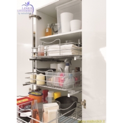 Colonna Colf 7 Colavene tre contenitori estraibili multiuso e cassetto cm 64x60x210