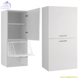 Colonna Brava 9 anta sup. c/ripiano e anta inf. apertura vasistas c/cesto 64x34x120 Colavene Smart