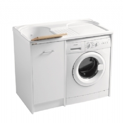 Lavapanni con inserimento lavatrice 106x50 vasca Sx domestica Colavene