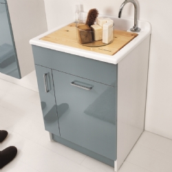 Lavapanni Jollywash 60x50 celeste con cesto Colavene