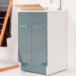 Lavapanni Jollywash 50x50 celeste con cesto Colavene