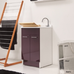 Lavapanni Jollywash 50x45 melanzana con cesto Colavene
