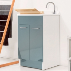 Lavapanni Jollywash 50x45 celeste con cesto Colavene
