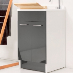 Lavapanni Jollywash 50x45 antracite con cesto Colavene