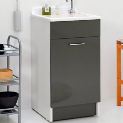 Lavapanni Jollywash 45x60 antracite con cesto Colavene
