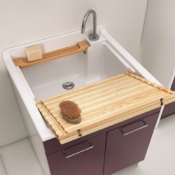 Lavapanni Swash melanzana 60x50 Colavene
