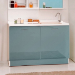 Lavapanni porta lavatrice Active Wash celeste 130x66.5 con cesto Colavene