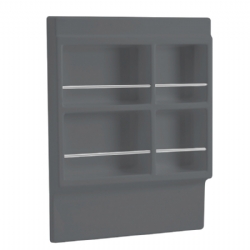 Pannello portatutto da esterno grigio cm72.5 Lavacril Colavene