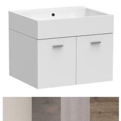 Lavabo in ceramica 75x50 su mobile 2 ante Volant Colavene