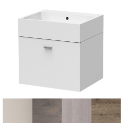 Lavabo in ceramica 45x50 su mobile con cassettone Volant Colavene