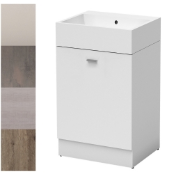 Lavabo in ceramica 45x50 su mobile 1 anta Volant Colavene