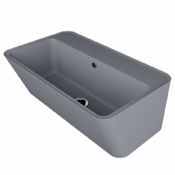 Lavabo in ceramica Grigio Matt 70x40 Wynn Colavene