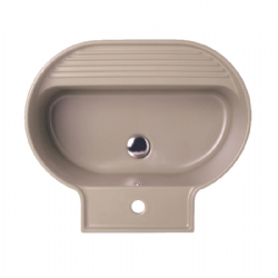 Lavabo in ceramica Matera matt 60x50 Tino Colavene